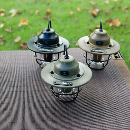 Vintage-Style Outdoor Camping Lights – Colorful Decorative Lighting for Home & Camping